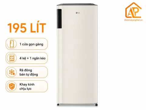 Tủ lạnh LG 195 lít LOB16BGM