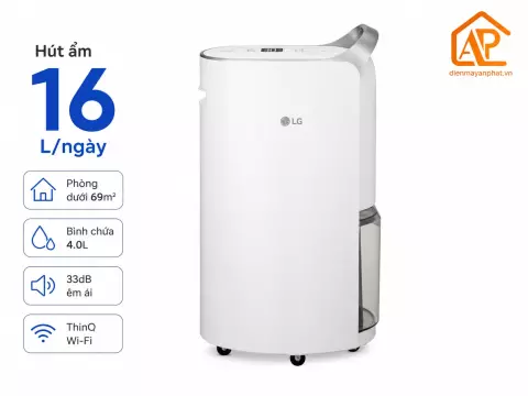 Máy hút ẩm điện tử 16L Dual Inverter LG MD16GQSE0