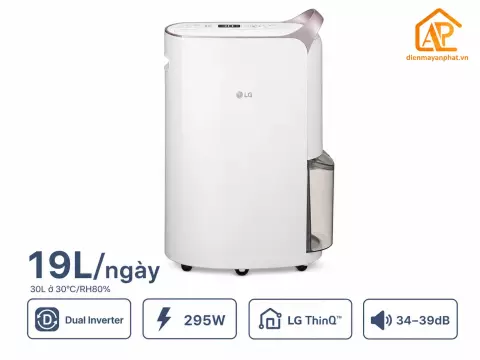 Máy hút ẩm LG Dual Inverter 19 lít MD19GQGE0