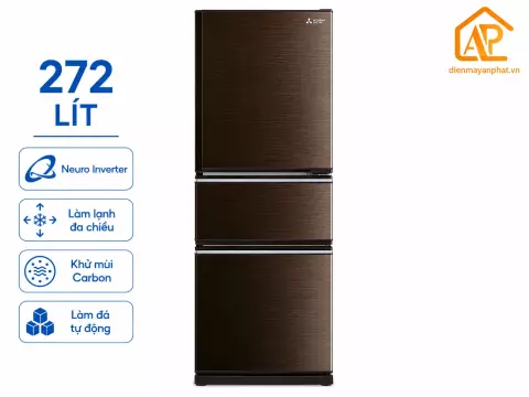 Tủ lạnh Mitsubishi Electric Inverter 272 lít MR-CX35EM-BRW-V