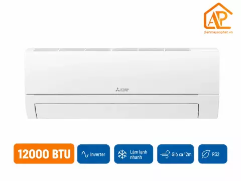 Điều hòa Mitsubishi Electric 1 chiều 12000BTU inverter MSY/MUY-JW35VF