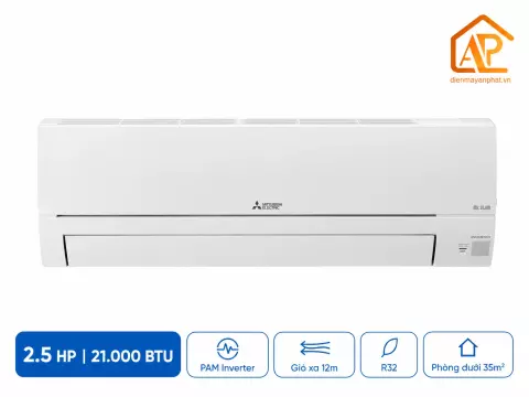 Điều hòa Mitsubishi Electric 1 chiều 21000BTU inverter MSY/MUY-JW60VF
