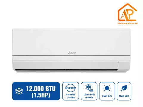 Điều hòa Mitsubishi Electric 12000BTU 2 chiều inverter MSZ/MUZ-HT35VF