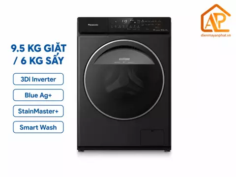 Máy giặt sấy Panasonic Inverter giặt 9.5 kg - sấy 6 kg NA-S956FR1BV