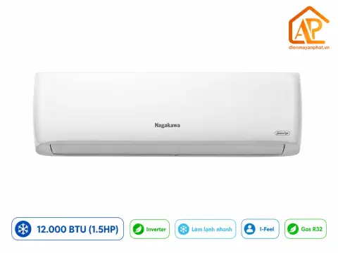 Điều hòa Nagakawa inverter 12000BTU 1 chiều NIS-C12R2H08