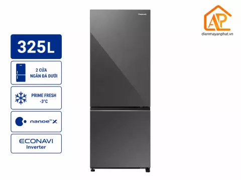 Tủ lạnh Panasonic Inverter 325 lít NR-BC361VGMV