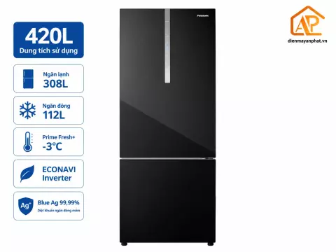 Tủ lạnh Panasonic Inverter 420 Lít NR-BX471WGKV