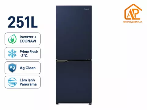 Tủ lạnh Panasonic Inverter 2 cánh 251 lít NR-SP275CPAV