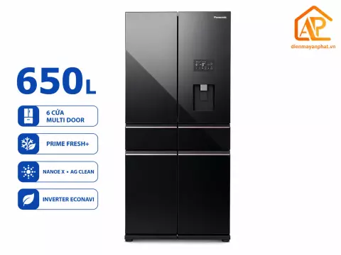 Tủ lạnh Panasonic Inverter 650 lít PRIME+ Edition Multi Door NR-WY720ZMMV
