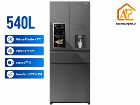 Tủ lạnh Panasonic Inverter 540 lít Multi Door PRIME+ Edition NR-YW590YMMV