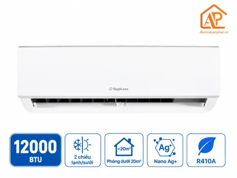 Điều hòa Nagakawa 2 chiều 12000BTU NS-A12R1M05