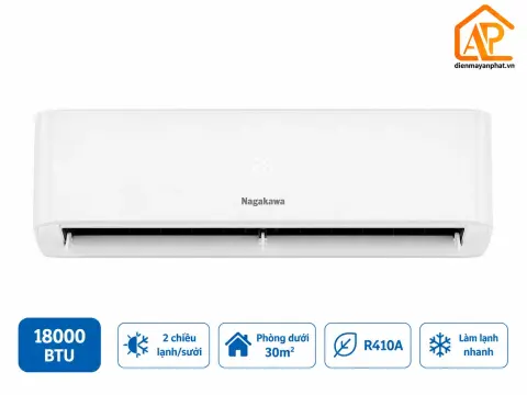 Điều hòa Nagakawa 2 chiều 18000BTU NS-A18R1M05