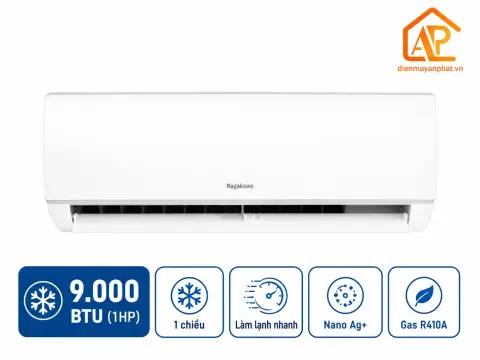 Điều hòa Nagakawa 9000BTU 1 chiều NS-C09R1M05