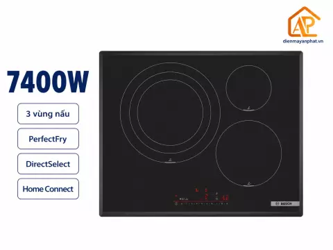 Bếp từ Bosch 3 vùng nấu PID775HC1E SERIE 6