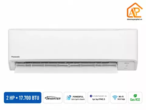 Điều hòa Panasonic Inverter 1 chiều 18000 BTU PU18AKH-8