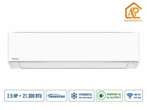Điều hòa Panasonic Inverter 1 chiều 24000 BTU PU24AKH-8