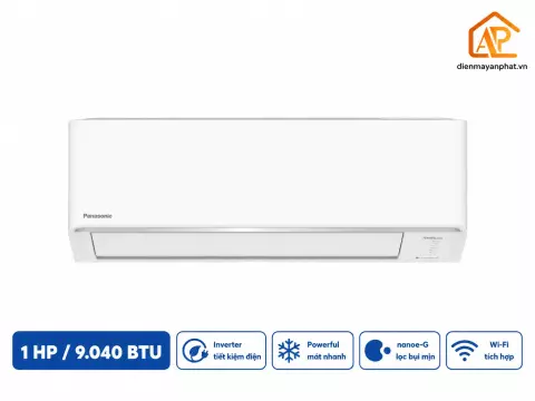 Điều hòa Panasonic Inverter 1 chiều 9000 BTU PU9AKH-8