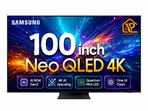 Smart Tivi Neo QLED Samsung AI 4K 100 inch QA100QN80F