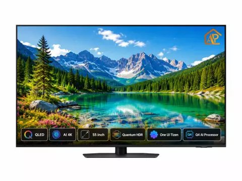 Smart Tivi QLED Samsung AI 4K 55 inch QA55Q7F5