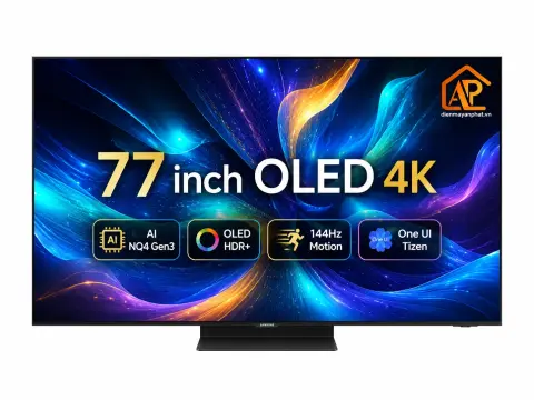 Smart Tivi OLED Samsung AI 4K 77 inch QA77S90F