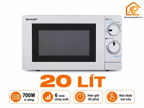 Lò vi sóng Sharp 20 lít R-209VN-SK (700W)