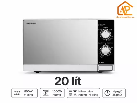 Lò vi sóng nướng cơ Sharp R-G223VN-SM