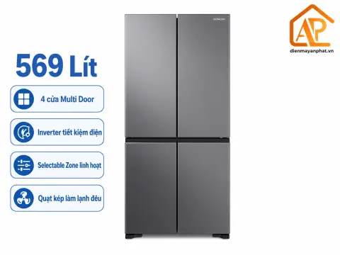 Tủ lạnh Hitachi Inverter 569 lít R-WB640PGV1 GMG