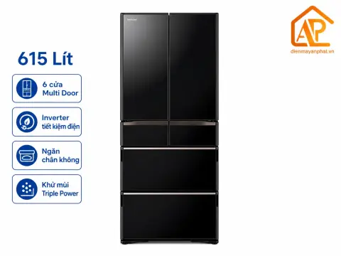 Tủ lạnh Hitachi Inverter 615 lít R-WX620KV XK