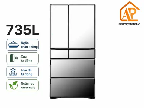 Tủ lạnh Hitachi Inverter 735 lít Multi Door R-ZX740KV X