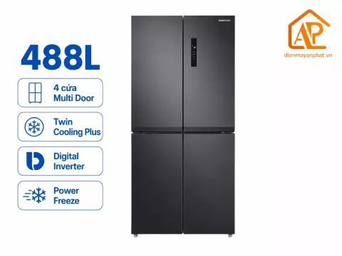 Tủ lạnh Samsung Inverter 488 lít RF48A4000B4/SV