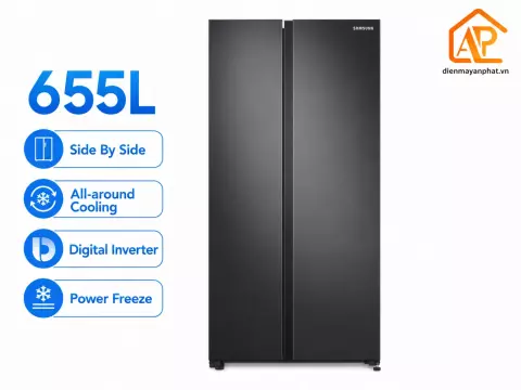 Tủ lạnh Samsung Inverter 655 lít RS62R5001B4