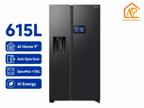 Tủ lạnh Samsung Side By Side Inverter 615 lít RS90F65D2FSV