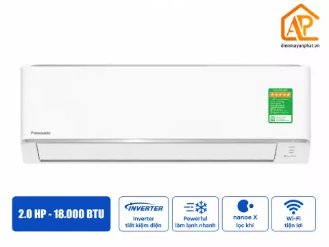 Điều hòa Panasonic 1 chiều Inverter 18000 BTU RU18CKH-8D