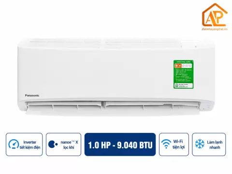 Điều hòa Panasonic 9000BTU 1 chiều inverter RU9AKH-8