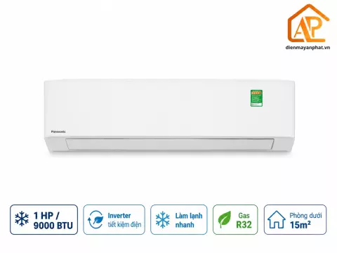 Điều hòa Panasonic 1 chiều Inverter 9000 BTU RU9CKH-8D