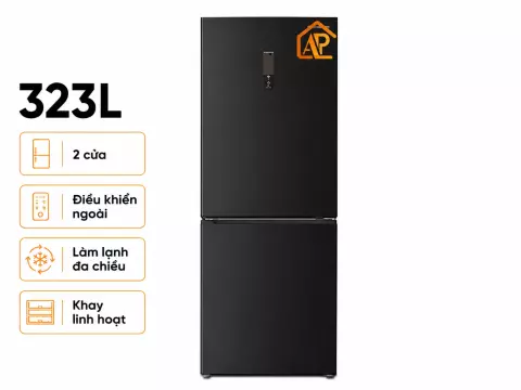 Tủ lạnh Sharp Inverter 323 lít SJ-BF330V-DG