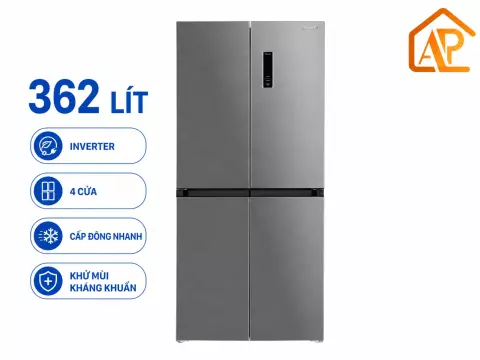 Tủ lạnh Sharp Inverter 362 lít SJ-FX420V-SL