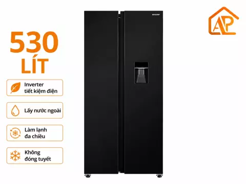 Tủ lạnh Sharp Inverter 530 lít SJ-SBX530WD-DG