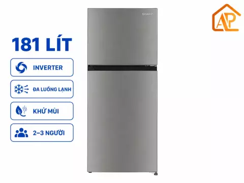 Tủ lạnh Sharp Inverter 181 lít SJ-X198V-SL