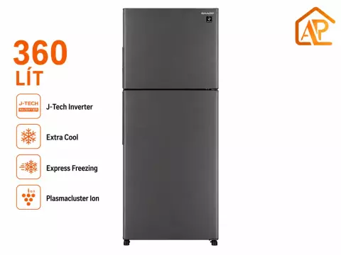 Tủ lạnh Sharp Inverter 360 lít SJ-XP382AE-DS