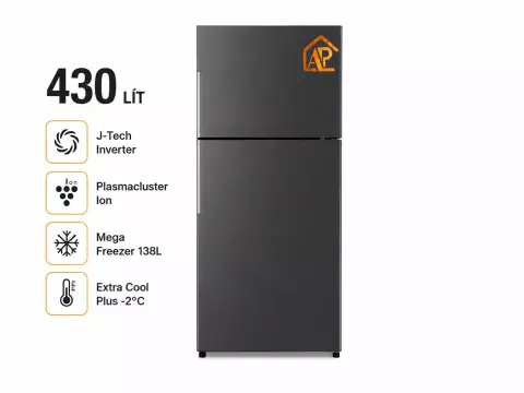 Tủ lạnh Sharp Inverter 430 lít SJ-XP470AE-DS