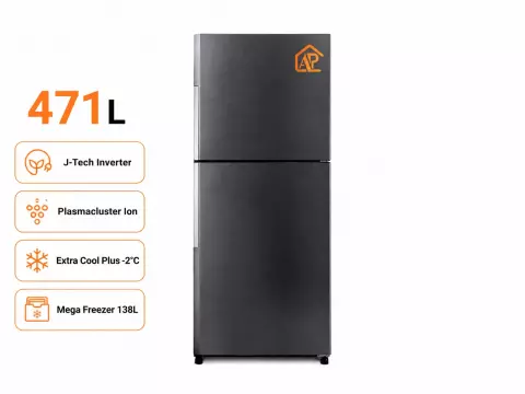 Tủ lạnh Sharp Inverter 471 lít SJ-XP500AE-DS