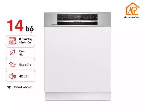 Máy Rửa Bát Bán Âm Bosch SMI6ECS10E Serie 6