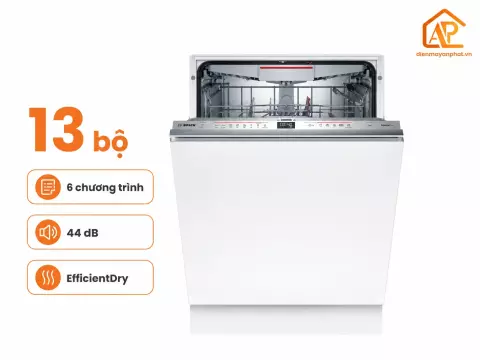 Máy Rửa Bát Âm Tủ Series 6 Bosch SMV6ECX51E