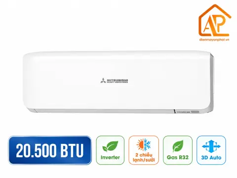 Điều hòa Multi Mitsubishi Heavy 2 chiều 20.500BTU SRK60ZSX-W