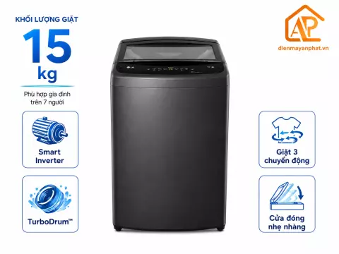 Máy giặt LG Inverter 15 kg T2515VBTB