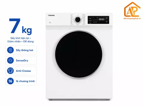 Máy sấy thông hơi 7 kg Toshiba TD-H80SEV (WK)
