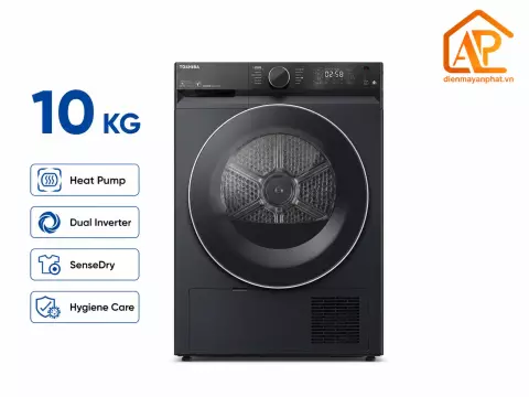 Máy sấy bơm nhiệt Toshiba Inverter 10 Kg TD-T25BS110HWV(MG)