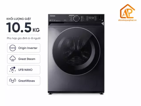 Máy Giặt Toshiba Inverter 10.5 Kg TW-T23BU115UWV(MG)