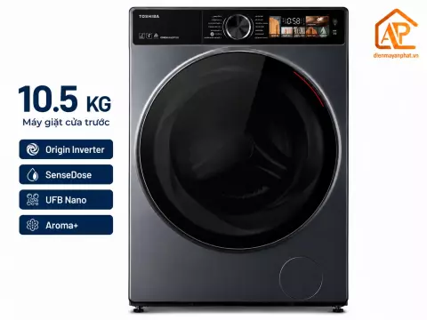 Máy giặt Toshiba Inverter 10.5 kg TW-T25BZU115MWV(MG)